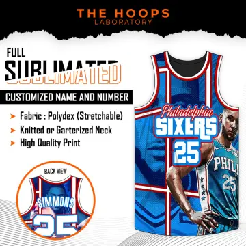 NORTHZONE NBA Philadelphia Sixers 76ERS City Edition Jersey Full