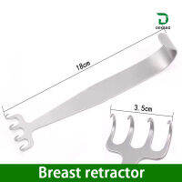 พลาสติกเต้านม Retractor หัวคู่,สี่กรงเล็บ,หัวทื่อ Retractor และคราด Retractor สแตนเลสเสริมเต้านมใน