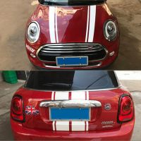 【Taste life】รถจัดแต่งทรงผม Head Hood Decal สติกเกอร์ Stripe สำหรับ MINI Cooper S One Countryman Clubman R55 R56 R60 R61 F54 F55 F56 F60อุปกรณ์เสริม