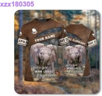 MEN TSHIRT Just A Girl Who Loves Elephants 01 – Personalized Name 3D ...