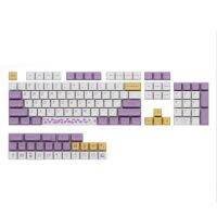 Beatacea Buckh Taro Cow Keycap PBT สีย้อมระเหิด XDA คีย์บอร์ดแบบกลไกโปรไฟล์131