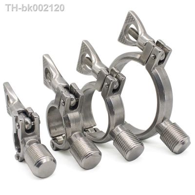 ✚❇▽ OD19mm to OD152mm BSPT1 / 2 External Thread 304 Stainless Steel Pipe Clamp Pipe Support Pipe Hanger Household Heavy Pipe Clamp