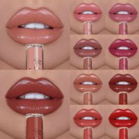 Lip Gloss Liquid Lipstick Lip Glaze Cream Lip Makeup Beauty Long Lasting Moisturizing Non stick Cup Waterproof Party Cosmetic