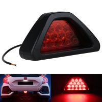 Automobile And Motorcycle LED Rear Fog Lamp F1 Triangle Led Brake Flashover Warning Light Strobe Lamp Rear Tail Lamp Tools Adhesives Tape