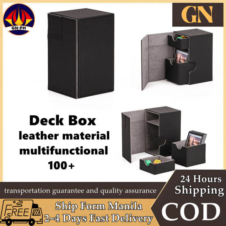 Deck Box 100+ Large Capacity doubledeck Card Cases Deck Box Mtg