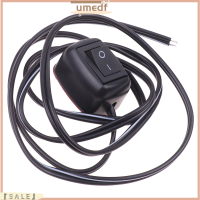 【 Umedf】??สวิตช์ปิดเปิดแผงสวิตช์ไฟรถยนต์ชนิดแปะอเนกประสงค์,DC 12V พร้อมสายเคเบิลยาว1เมตร