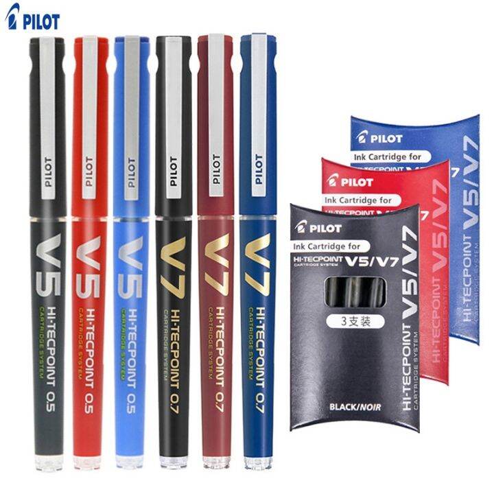 Japan Pilot Refillable Cartridge Rollerball Liquid Ink Gel Pens BXC V5 ...