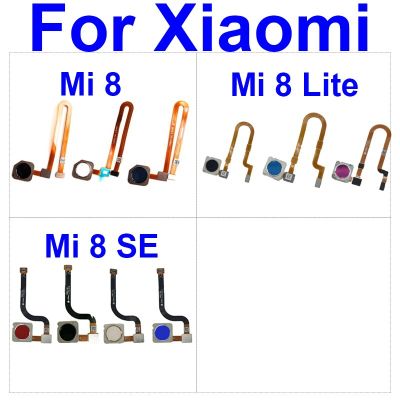 ลายนิ้วมือ เซนเซอร์ ปุ่มโฮม สายดิ้นสําหรับ Xiaomi Mi 8 Lite SE เมนู Return Key Touch ID เซนเซอร์ Flex Ribbon อะไหล่ทดแทน