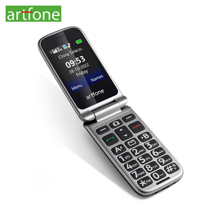 artfone-g6-4g-โทรศัพท์พลิกอาวุโสภาษาจีนและภาษาอังกฤษ-โทรศัพท์มือถือภาษาไทย