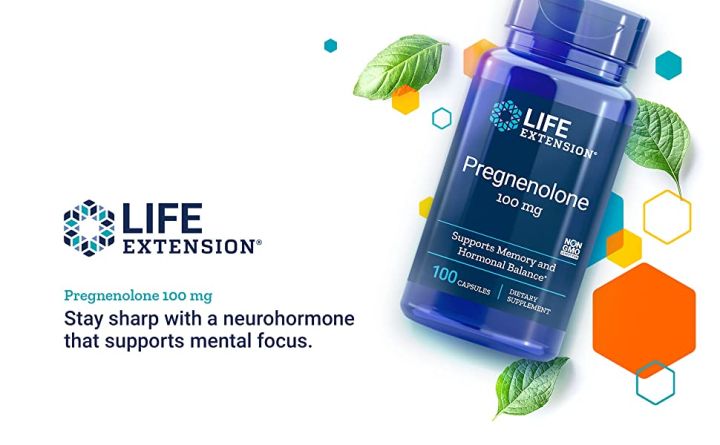 เพรกนิโนโลน-pregnenolone-50-mg-100-capsules-life-extension