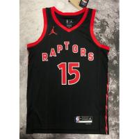 ยอดนิยม เสื้อกีฬาแขนสั้น ลายทีม nba jersey Toronto Raptors No. 2023 เสื้อกีฬาบาสเก็ตบอล Carter สีดํา 15 ชิ้น