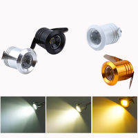 1W 3W Led Spotlight Cabinet Mini Spot Light Recessed Down Light Cupboard Showcase Display Light 110-240V 12V Aluminum Body