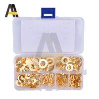 【YF】✜☑❉  150/300/450/540PCS M3/M4/M5/M6/M8/M10 Lugs Crimp Terminals Cable Lug Wire Non-insulated Assortment