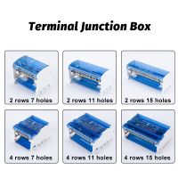 hot❦  1PCS Junction Screw Wire Electrical NHC01 Din Rail Terminal Block Distribution