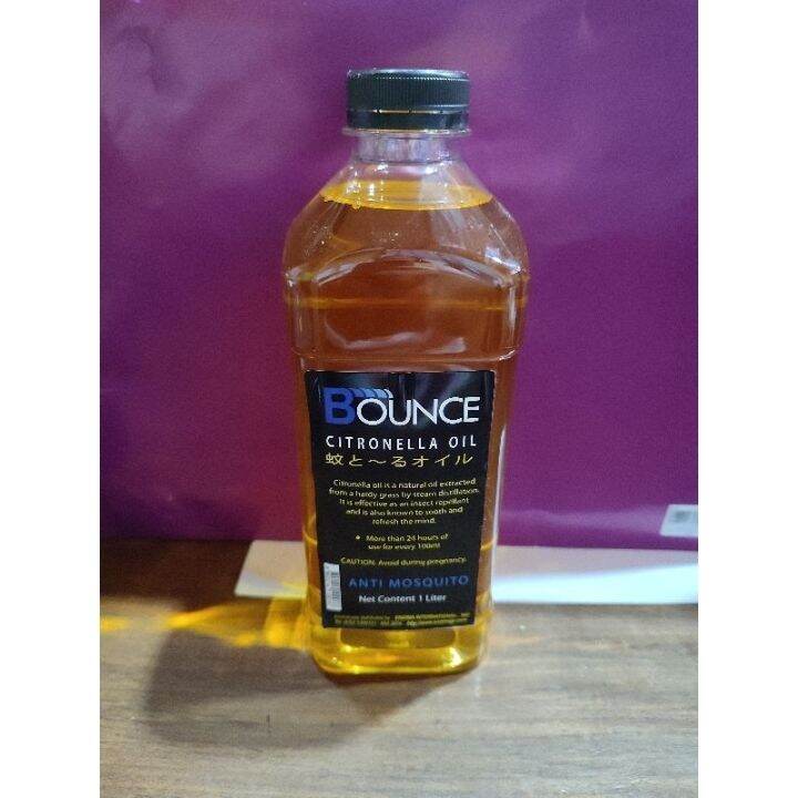 CITRONELLA OIL 1L FOR LAMP (BOUNCE) Lazada PH