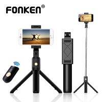 FONKEN K07 3 in 1 Wireless Bluetooth Selfie Stick for IosAndroid Foldable Handheld Monopod Shutter Remote Extendable Mini Tripod