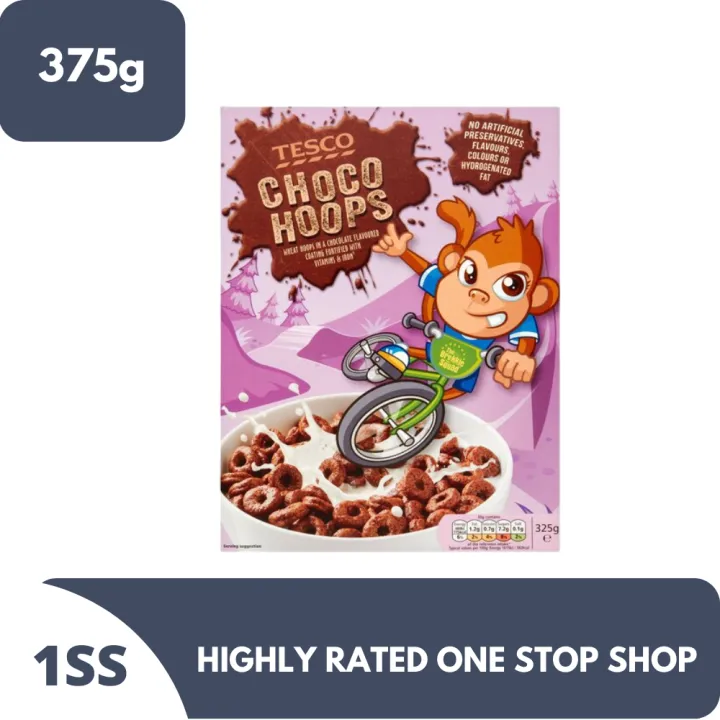 Tesco Chocohoops Cereals 375g Lazada PH