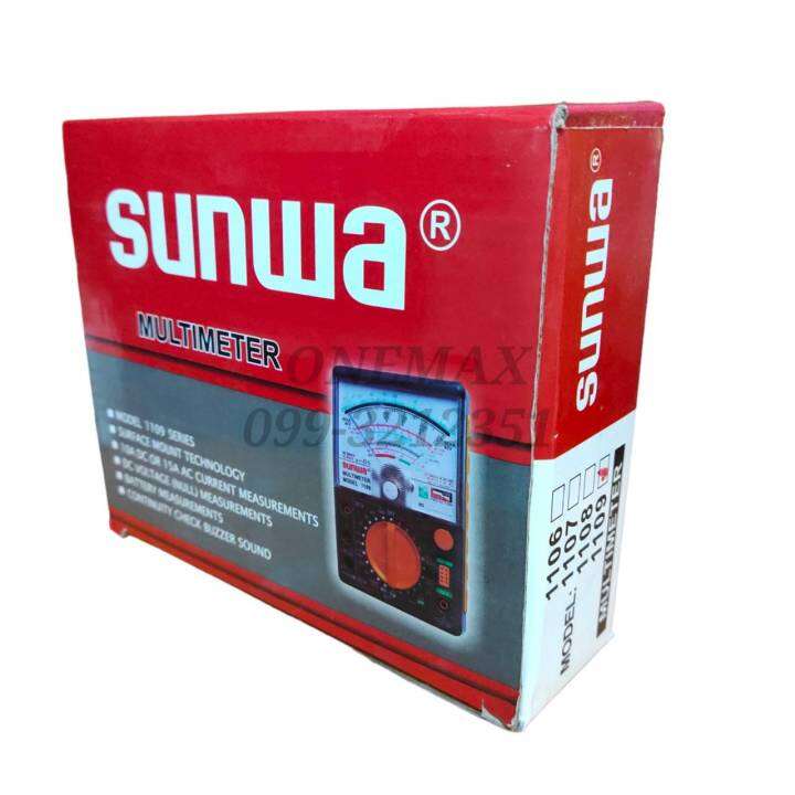 มัลติมิเตอร์เข็ม-sunwa-1109-มัลติมิเตอร์แบบอนาล็อก-มิเตอร์วัดไฟแบบเข็ม-sunwa