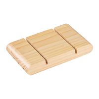 Bathroom Wooden Soap Dish Storage Box Mini Japanese Style Drain Water Soap Holder Smooth Surface Wood Bath Shower Accessories Soap Dishes