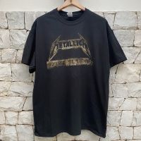 เสื้อวง Metallica ลิขสิทธิ์แท้ นำเข้าจาก Usa เสื้อยืดผ้าฝ้าย