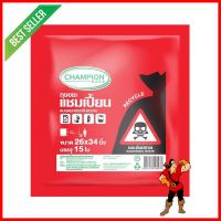 ถุงขยะ CHAMPION 26x34 นิ้ว สีแดง15 ใบGARBAGE BAGS CHAMPION 26X34" RED 15PCS **ทักแชทได้ค่ะ ยินดีบริการ**