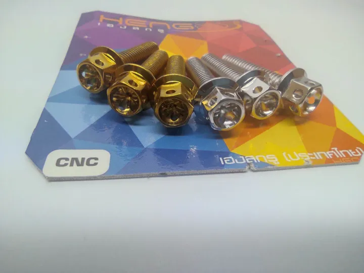 3pcs Radiator COVER Bolts for NMAX V1 and V2 / AEROX V1 and V2