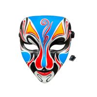 Chinese Peking Opera Mask For Halloween Costume Makeup Kung Fu Ninja Cosplay Photoshoots Masquerade Ball Party Wall Decorating