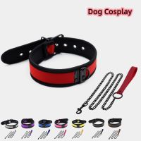 【HOT】✒● Erotic Dog Slave Necklace Accessories of Fetish Collar Punk Harness Belts for Couples Flirting Products