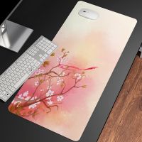 XXL Flower Mouse Pad Art Large Overlock Edge Mat Rubber Speed PC Computer Gaming Mousepad Waterproof Desk Keyboard Mats