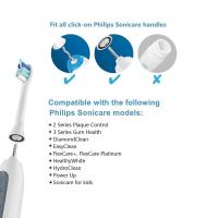 ZZOOI 4 Pcs Replacement Toothbrush Heads for Toothbrush Ph Sonicare 2 Series Hx6232 Ph Diamond Sonicare Flexcare Ilips Clean