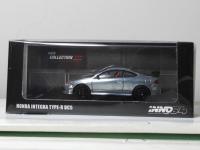 1:64 HONDA INTEGRA TYPE R DC5 SILVER Alloy model car Metal toys for childen kids diecast gift