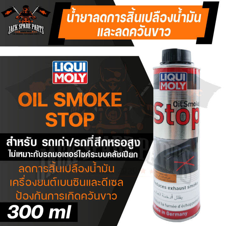 LIQUI MOLY OIL SMOKE STOP น้ำยาลดการสิ้นเปลืองน้ำมันและลดควันขาว ขนาด
