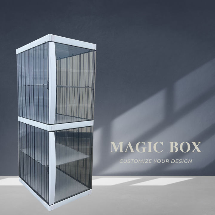 กล่องเอนกประสงค์-พลาสติกเทาใส-magic-box