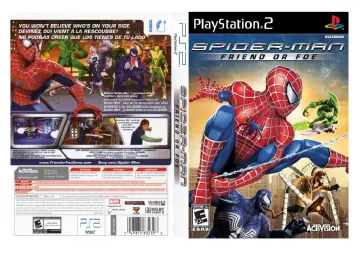 SpiderMan Friend or Foe jogo playstation ps2