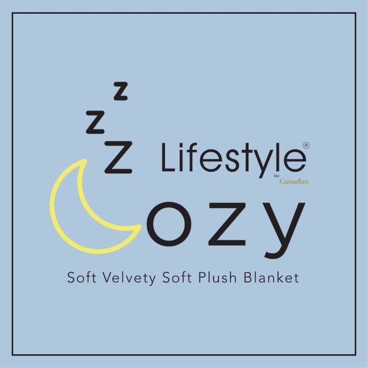 Lifestyle by Canadian Cozy Blanket 60"x90" Lazada PH