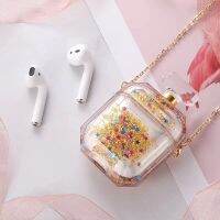 【Clearance】 【Direct-sales】 ขวดน้ำหอมแบบฟองน้ำครอบหูฟังสำหรับ AirPods1 2 Ckhb-LSK หูฟังบลูทูธไร้สายชาร์จซิลิโคน