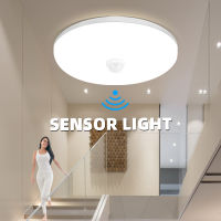 LED PIR Motion Sensor Ceiling Lamp Flush Mount Ceiling Light 220V 110V Modern Light Fixtures Bedroom Living Room Stairs Lighting