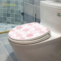 KJDF New Pattern Toilet Lid Sticker Sea World/Flower Waterproof Toilet Seat Cover Stickers Bathroom Decor New