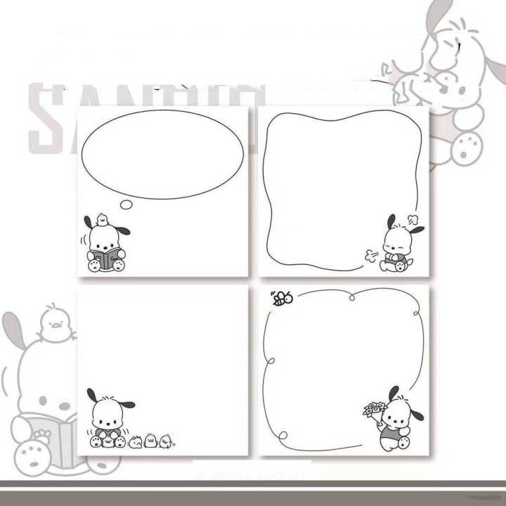 sanrio-กระดาษโน๊ต-ลายการ์ตูนซานริโอ้น่ารัก-แบบเรียบง่าย-สําหรับนักเรียน