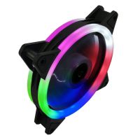 120mm PC Computer Case Fans Ultra Silent LED Cooling Fan 12VDC 3P IDE 4Pin Radiator CPU Cooler Fan With Anti-Vibration Rubber