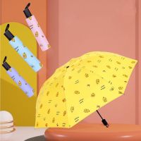 ร่มลายเป็ด ร่มพับ กันฝน กันแดด ขนาดพกพา Pocket Umbrella ร่ม ร่มUV ร่มกันแดด100% ร่มกันแดดพกพา ร่มพกพา ร่มสั้น ร่มเล็ก ร่มกันฝน กันแดด