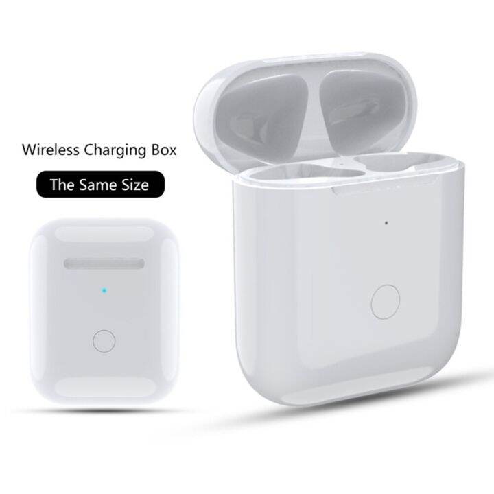 Wireless Bluetooth-Compatible Charging Charger Cover Case Box Replacement  for Airpods 1/2 Wireless Earphone Protective Skin Cove 