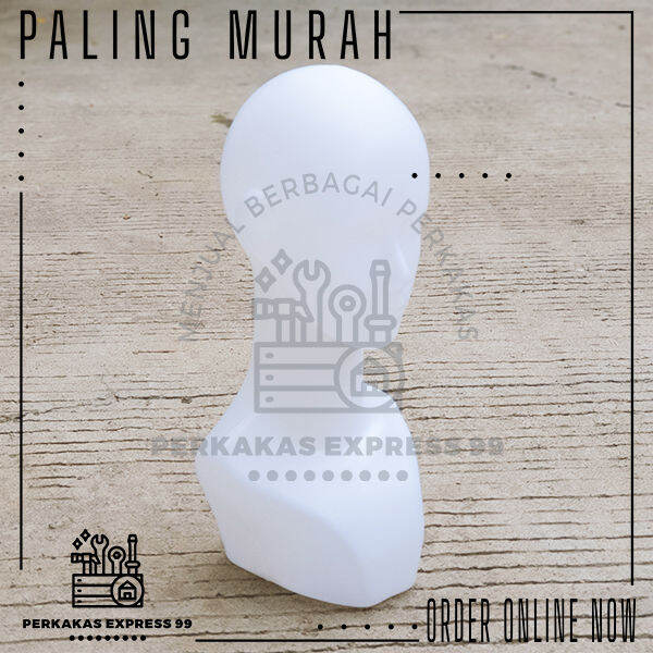 Patung / Manekin Kepala Wanita Dewasa Tanpa MakeUp / Display Hijab