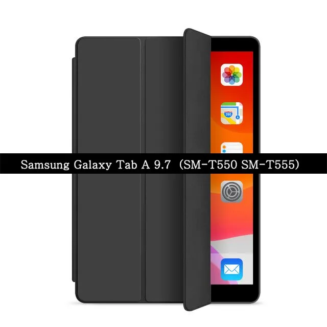 casing-tablet-sm-t550-t555สำหรับ-samsung-galaxy-tab-a-9-7-2015-t550-sm-t555-pu-ฝาพับหนังป้องกันเคสตั้งแบบพับสามทบ