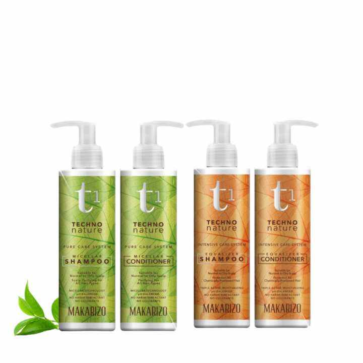 MAKARIZO Techno Nature Shampoo & Conditioner Micellar & Equalizer Lazada Indonesia