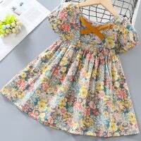 【Ladies shop】กระเป๋าเสื้อผ้าแขนสั้น Polka DotDress Up Children Birthday Party Clothing