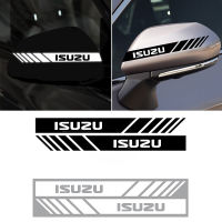 สติกเกอร์ติดรถยนต์2ชิ้น/ล็อตของแต่งรถโลโก้ Isuzu,สติกเกอร์ติดกระจกมองหลังรถยนต์ขนาดพอดีตัว D-Max MU-X X-Series Z-Perstig Ertiga Karimun APV Igis Edition SX4 S-Cross