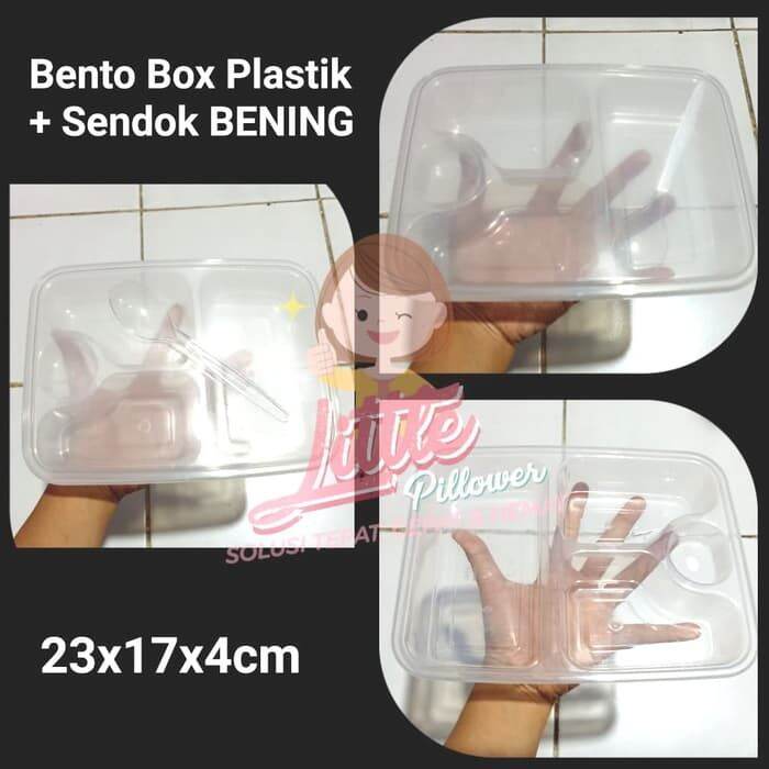 Isi Pcs Fim Bening Sendok Bento Sendok Plastik Tebal Bening Lunch