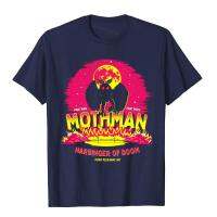 Mothman เสื้อยืดผู้ชายเสื้อยืดผ้าฝ้ายกราฟฟิคตลกกราฟฟิคของขวัญวันโลกาวินาศชุดคริสต์มาสฤดูร้อน