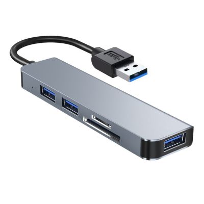 5 in 1 USB Hub Portable USB to USB 3.0+2XUSB 2.0 +SD+TF Docking Station Hub Splitter Multiport Adapter TU305